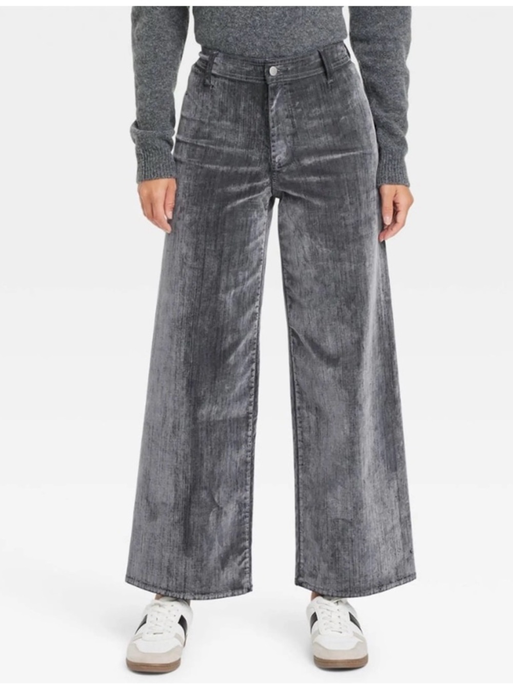 Universal Thread Sailor Wide Leg Velour Pants Sz 12R Trendy Boho Festival